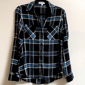 Portofino Shirt, Blue Plaid